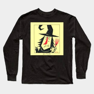 Retro Witch Long Sleeve T-Shirt